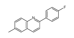 2-(4-fluorophenyl)-6-methylquinoline Structure