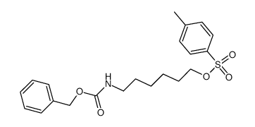 N-Cbz-6-aminohexyl-4-toluenesulfonate结构式