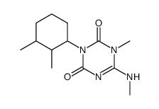 3-(2,3-dimethyl-cyclohexyl)-1-methyl-6-methylamino-1H-[1,3,5]triazine-2,4-dione Structure