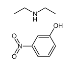 3-nitro-phenol, diethylammonium-(3-nitro-phenolate)结构式