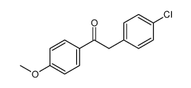 4-CHLOROBENZYL-4-METHOXYPHENYLKETONE Structure