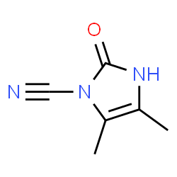 1H-Imidazole-1-carbonitrile,2,3-dihydro-4,5-dimethyl-2-oxo-(9CI) Structure