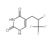 2,4 (1H,3H)-Pyrimidinedione, 5-(2,3,3,3-tetrafluoropropyl)-结构式