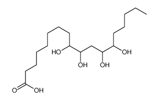 9,10,12,13-tetrahydroxyoctadecanoic acid Structure