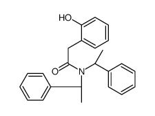 2-(2-hydroxyphenyl)-N,N-bis[(1S)-1-phenylethyl]acetamide Structure