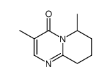 3,6-Dimethyl-6,7,8,9-tetrahydro-4H-pyrido[1,2-a]pyrimidin-4-one结构式
