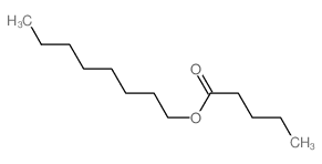 Pentanoic acid, octylester结构式