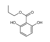propyl 2,6-dihydroxybenzoate Structure