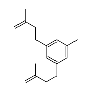 1-Methyl-3,5-bis(3-methyl-3-butenyl)benzene结构式