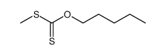 dithiocarbonic acid S-methyl ester-O-pentyl ester Structure