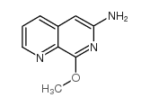 8-methoxy-1,7-naphthyridin-6-amine Structure