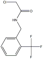 2-Chloro-N-[2-(trifluoromethyl)benzyl]acetamide结构式