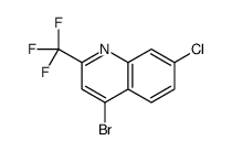 4-bromo-7-chloro-2-(trifluoromethyl)quinoline structure