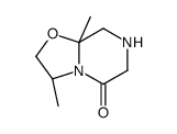 5H-Oxazolo[3,2-a]pyrazin-5-one,hexahydro-3,8a-dimethyl-,(3R,8aS)-rel-(9CI)图片