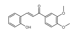 2-hydroxy-3',4'-dimethoxychalcone结构式