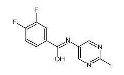 Benzamide, 3,4-difluoro-N-(2-methyl-5-pyrimidinyl)- (9CI) structure