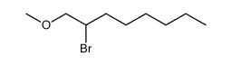 2-bromo-1-methoxyoctane Structure