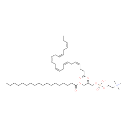 1-Stearoyl-2-docosahexaenoyl-sn-glycero-3-PC structure