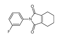 2-(3-fluorophenyl)-4,5,6,7-tetrahydroisoindole-1,3-dione Structure