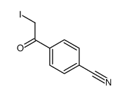 4-(2-iodoacetyl)benzonitrile Structure