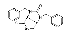 (3aS,4aR)-1,3-二苄基二氢-1H-硒代[3,4-d]咪唑-2,4-(3H,3aH)二酮结构式