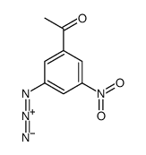 1-(3-azido-5-nitrophenyl)ethanone结构式