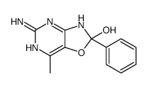 5-amino-7-methyl-2-phenyl-3H-[1,3]oxazolo[4,5-d]pyrimidin-2-ol结构式