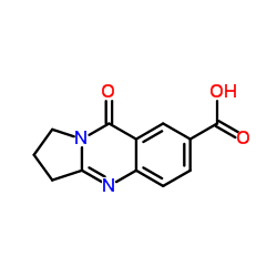 9-oxo-2,3-dihydro-1H-pyrrolo[2,1-b]quinazoline-7-carboxylic acid structure