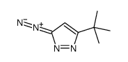 3-tert-butyl-5-diazopyrazole结构式