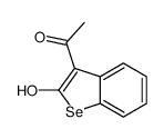 1-(2-hydroxy-1-benzoselenophen-3-yl)ethanone结构式