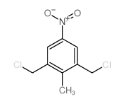 Benzene,1,3-bis(chloromethyl)-2-methyl-5-nitro-结构式