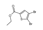 4,5-Dibromo-2-thiophenecarboxylic acid ethyl ester结构式