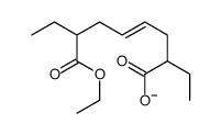 7-ethoxycarbonyl-2-ethylnon-4-enoate Structure