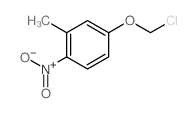4-(chloromethoxy)-2-methyl-1-nitro-benzene结构式