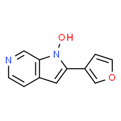 1H-Pyrrolo[2,3-c]pyridine,2-(3-furanyl)-1-hydroxy-(9CI) structure