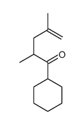 1-cyclohexyl-2,4-dimethylpent-4-en-1-one Structure