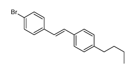 1-bromo-4-[2-(4-butylphenyl)ethenyl]benzene Structure