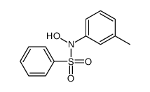 N-hydroxy-N-(3-methylphenyl)benzenesulfonamide结构式