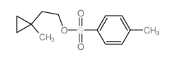 Cyclopropaneethanol,1-methyl-, 1-(4-methylbenzenesulfonate)结构式