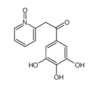 2-(1-oxidopyridin-1-ium-2-yl)-1-(3,4,5-trihydroxyphenyl)ethanone Structure