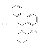 1-(1,2-diphenylethyl)-2-methyl-piperidine structure