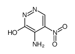 4-Amino-5-nitropyridazin-3-ol Structure