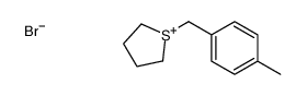 1-[(4-methylphenyl)methyl]thiolan-1-ium,bromide Structure
