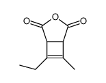 6-ethyl-7-methyl-3-oxabicyclo[3.2.0]hept-6-ene-2,4-dione Structure