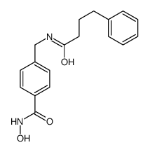 N-hydroxy-4-[(4-phenylbutanoylamino)methyl]benzamide结构式