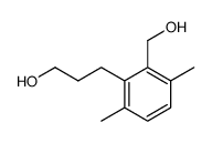 2-(3'-Propanol-1')-3,6-dimethylbenzyl-alkohol Structure