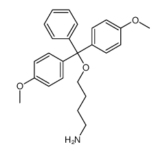 4-[bis(4-methoxyphenyl)-phenylmethoxy]butan-1-amine结构式