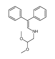 N-(2,2-diphenylethenyl)-2,2-dimethoxyethanamine Structure
