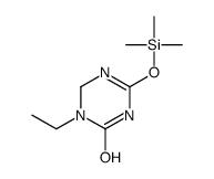 3-ethyl-6-trimethylsilyloxy-1,4-dihydro-1,3,5-triazin-2-one Structure