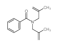 Benzamide,N,N-bis(2-methyl-2-propen-1-yl)-结构式